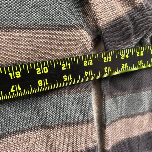 Ashworth Harry Logan Mens Rugby Polo Shirt Medium Striped Long Sleeve Casual - Picture 4 of 6